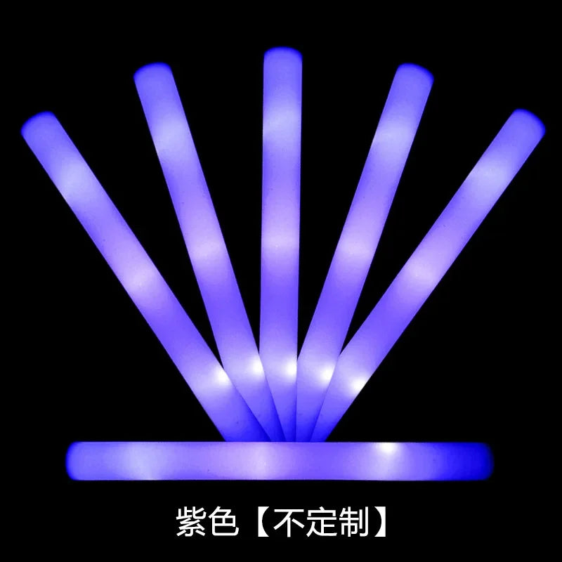 Colorful LED Glow Wands Flash Sticks for Parties & Events Party Glow Wand PLUSH Purple 1PC