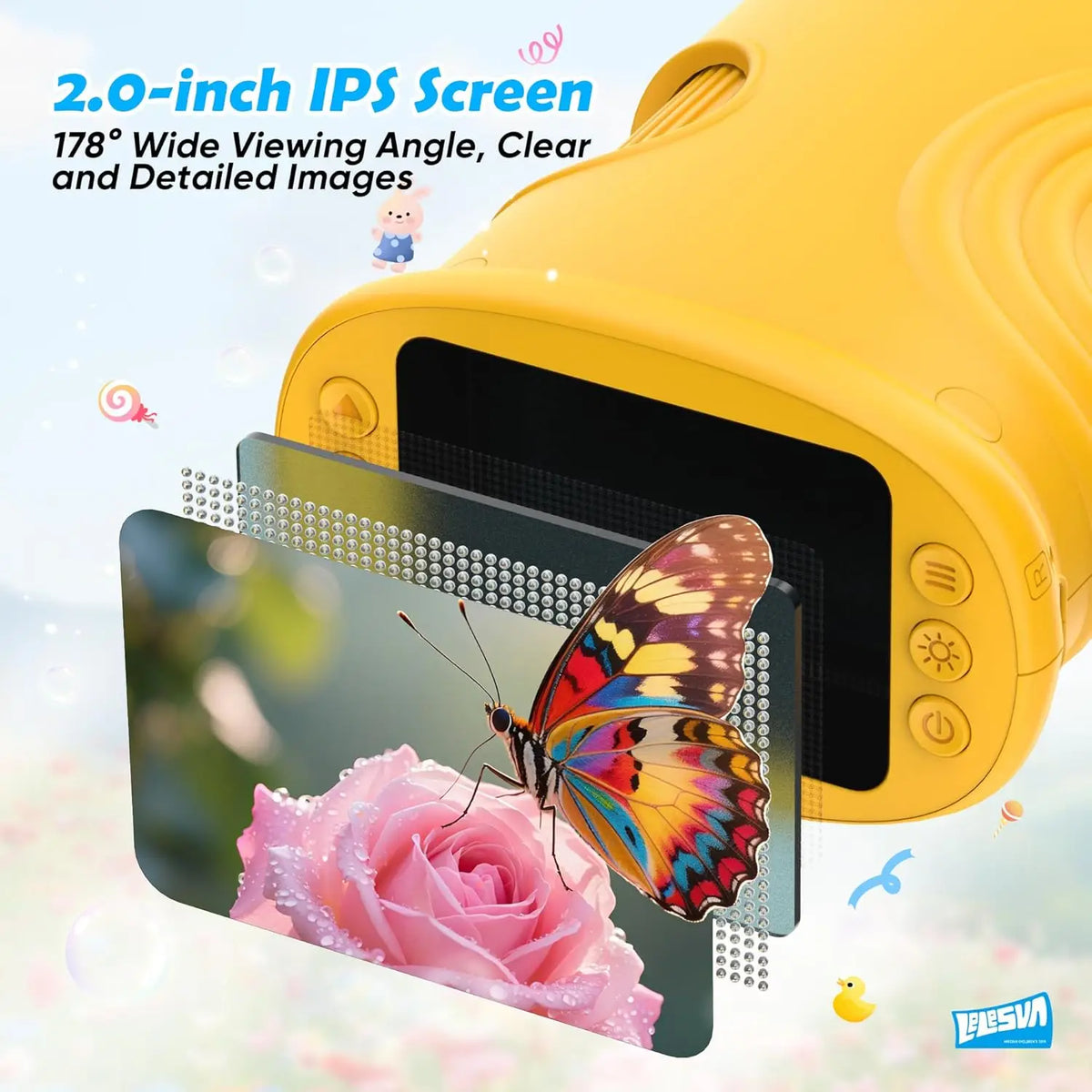 1000X Digital Pocket Microscope for Kids – 4K 2" Screen Kids Digital Microscope PLUSH