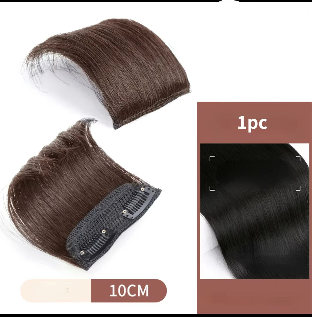 Fluffy Invisible Seamless Clip-In Hair Pad – Women's Topper Clip-In Hair Topper PLUSH 1pc dark brown