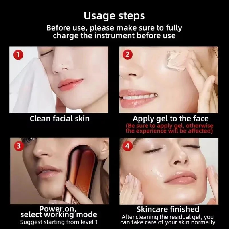 Rechargeable Multifunctional Facial Massage Beauty Device Facial Beauty Massager PLUSH