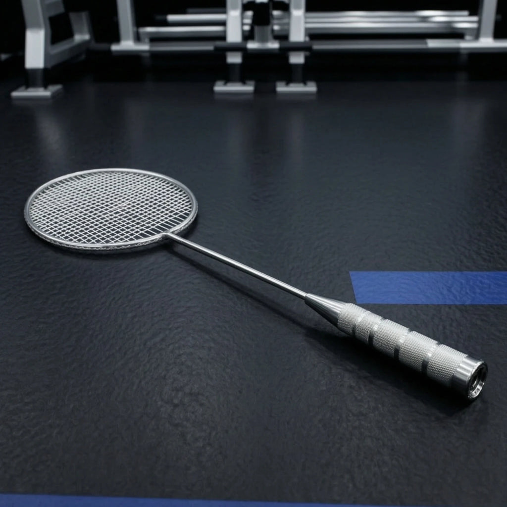 Weighted Badminton Training Racket | Knurled Handle Swing Coach Badminton Training Racket PLUSH
