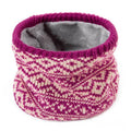 Fleece-Lined Neck Warmer Windproof Unisex Winter Gaiter Neck Warmer Gaiter PLUSH Rose Red 10PCS