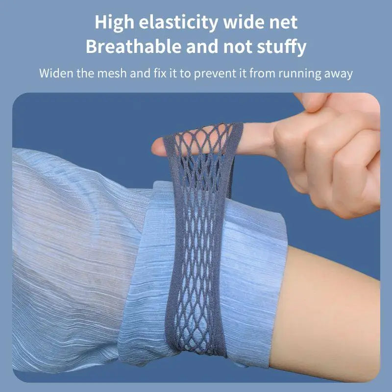 Elastic Sleeve Shorteners 5pcs – Non-Slip Cuff Fasteners Sleeve Fastener Bands PLUSH
