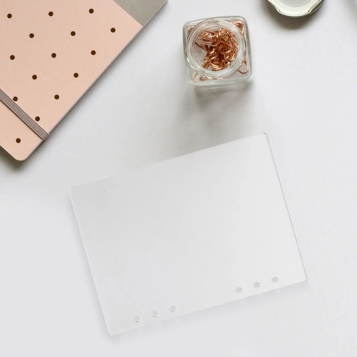 Frosted Acrylic Binder Cover – Reusable A5 Notebook Organizer Acrylic Binder Cover PLUSH Default Title