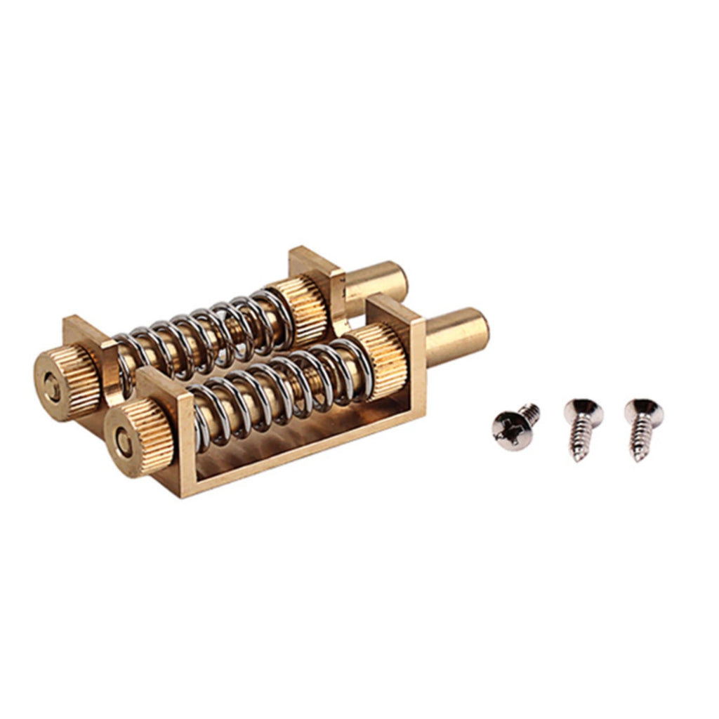 Brass-Colored Guitar Tremolo Bridge with Mounting Screws Guitar Tremolo Bridge PLUSH