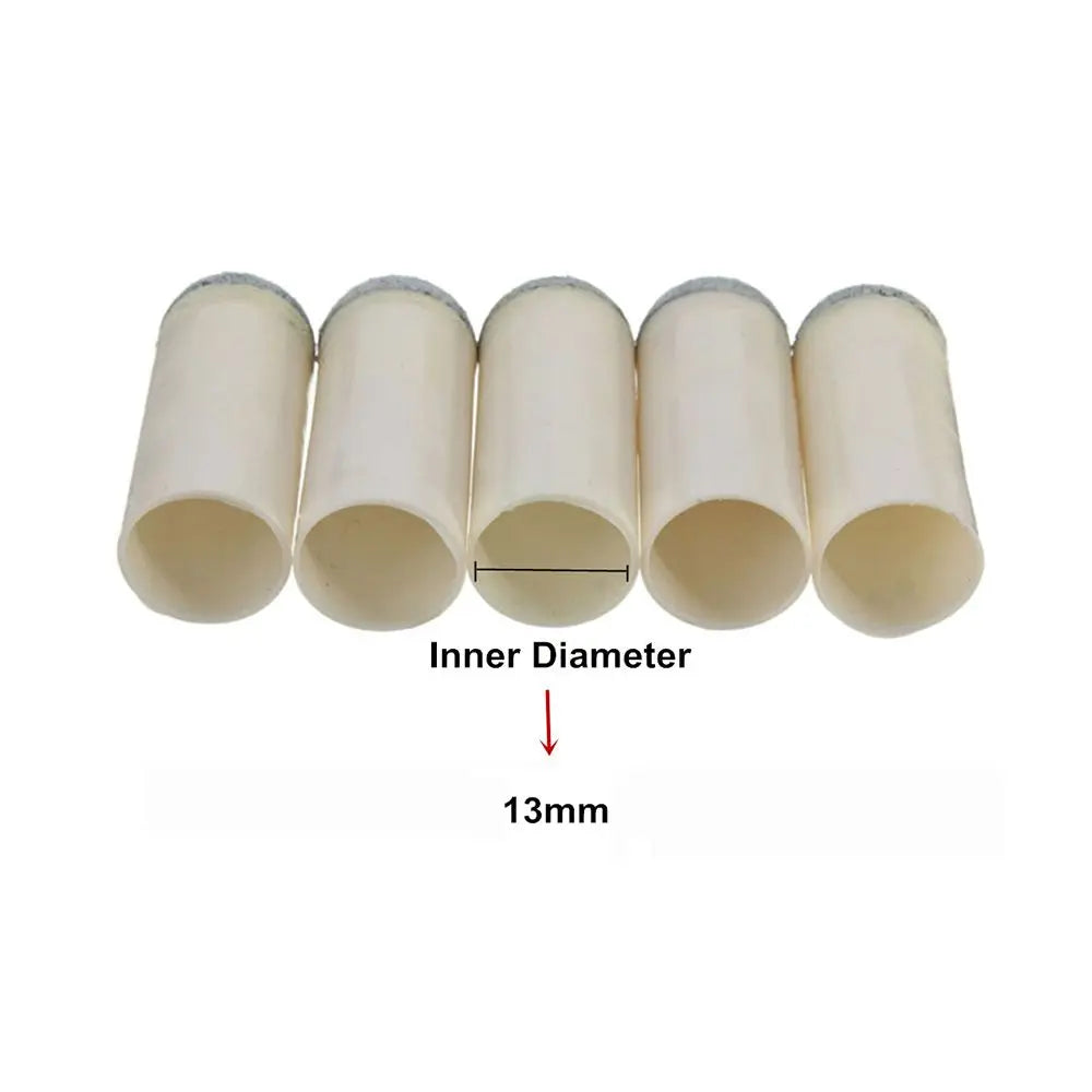 13mm Slip-On Billiard Cue Tips 10pcs – Snooker & Pool Billiard Cue Tips PLUSH