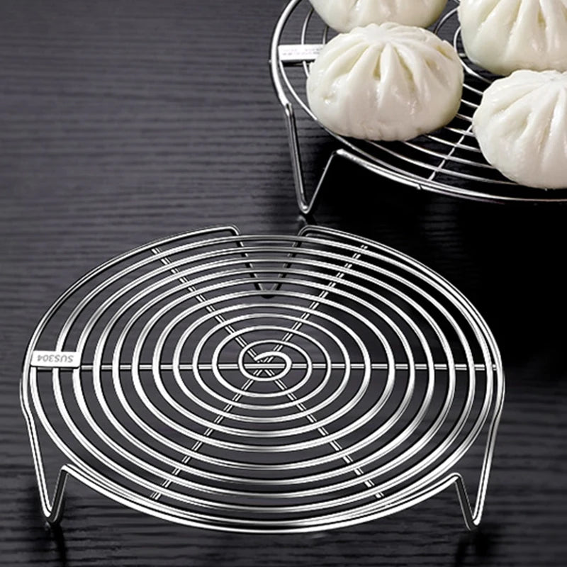 Stainless Steel Steamer Rack – Multifunction Pot Steaming Tray Steamer Rack PLUSH