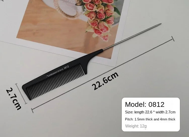 Pro Ponytail Comb – Salon Hairdressing & Styling Tool Hair Styling Comb PLUSH 0812