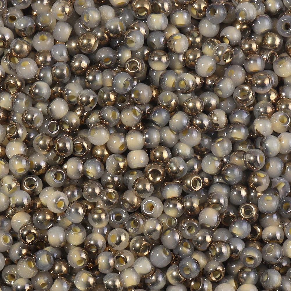 4mm Colorful Glass Seed Beads 30g – DIY Jewelry Spacer Beads Glass Seed Beads PLUSH yellow