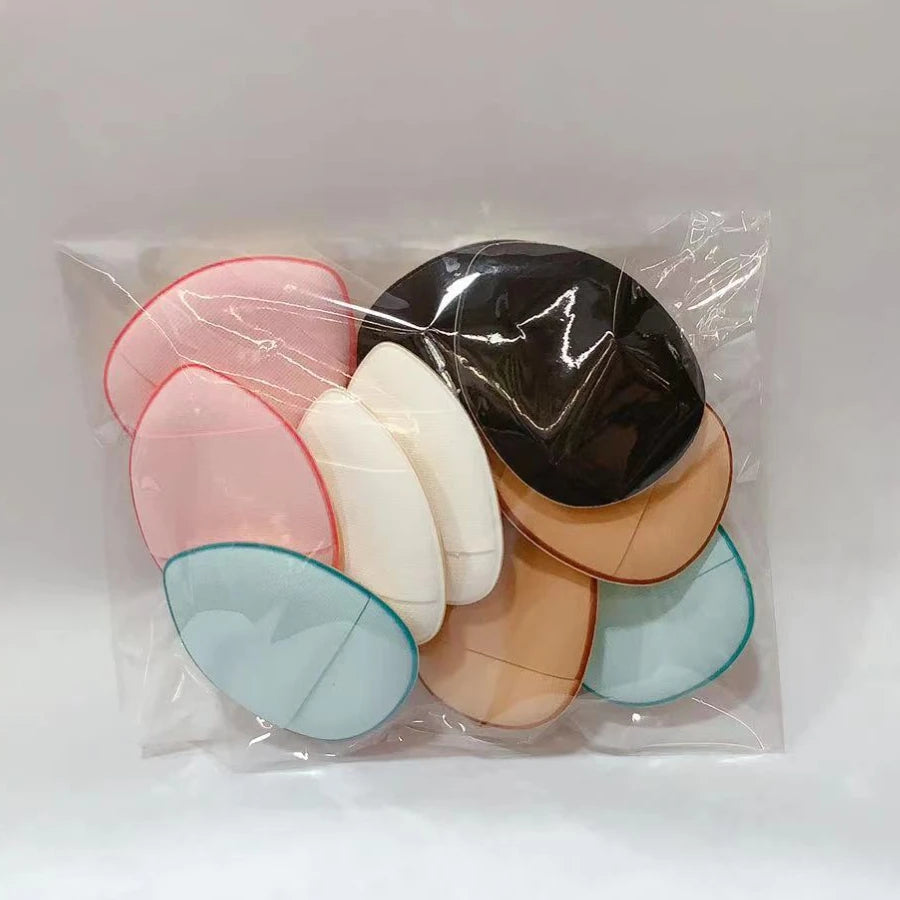Mini Cosmetic Cushion Puff Set – Foundation & Concealer Sponge Makeup Sponge Puff PLUSH Mixed 10pcs OPP