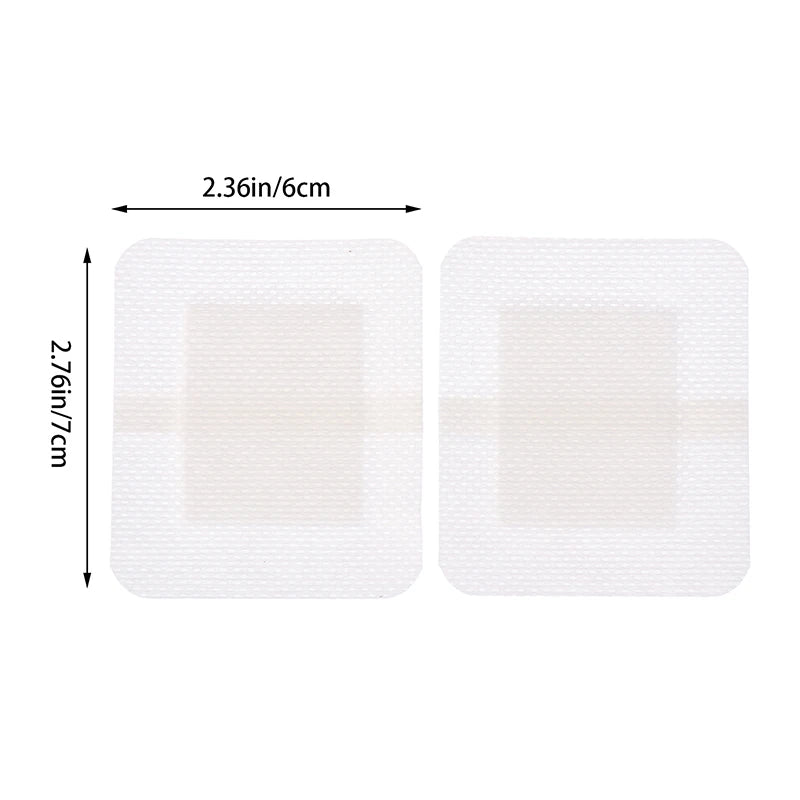 Waterproof Sterile Wound Dressings Transparent PU Film 20–200pcs Sterile Wound Dressing PLUSH white