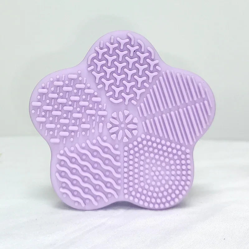 Seashell Silicone Makeup Brush Cleaner Scrubber Pad Brush Cleaner Pad PLUSH No.10