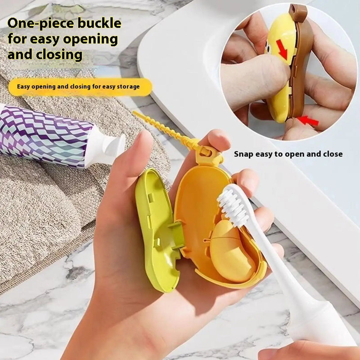Banana Toothbrush Cover – Portable Travel Toothbrush Cap Toothbrush Cover PLUSH
