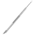 Professional Nail Cuticle Trimmer & File Set – 2pcs Stainless Nail Grooming Set PLUSH 1 PC