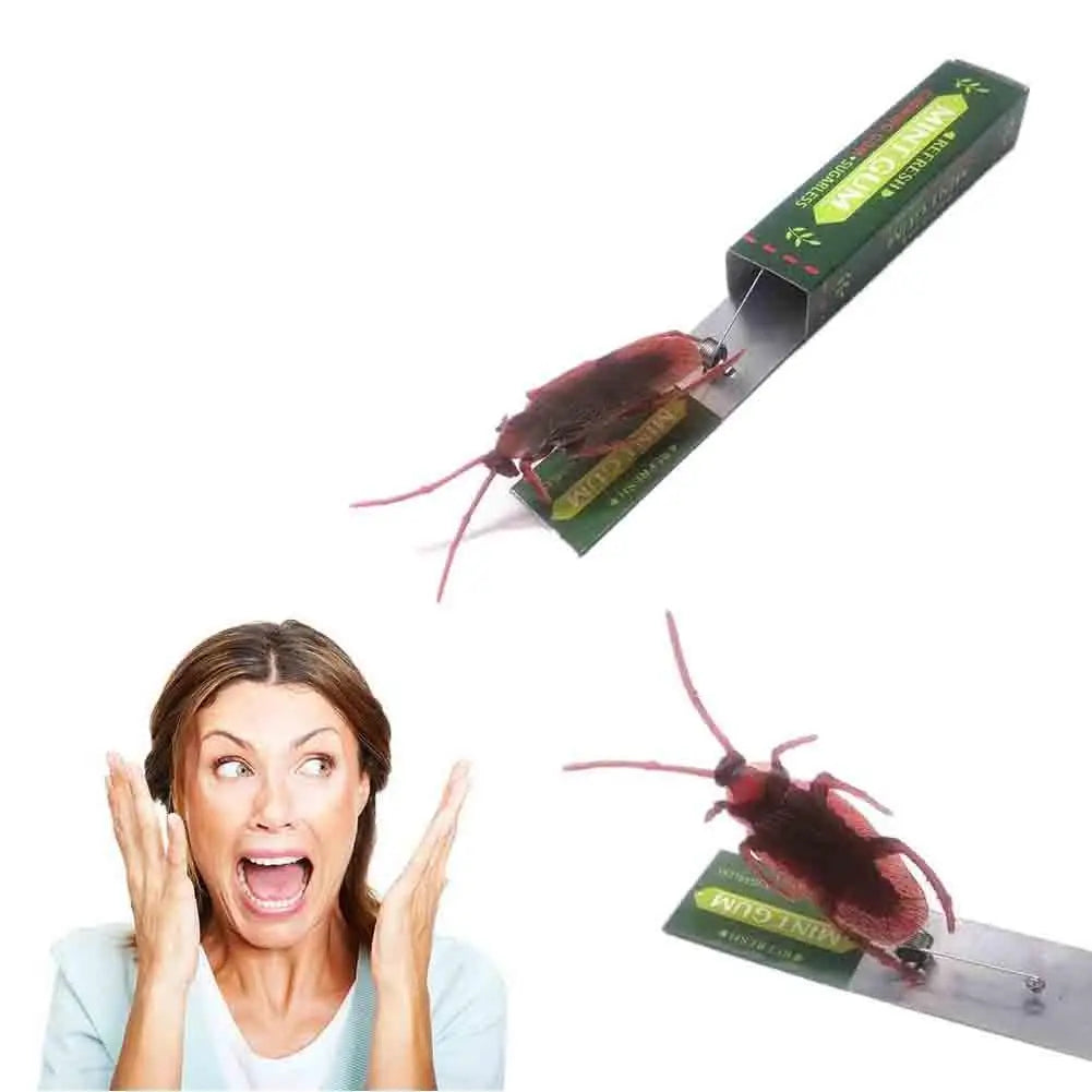 2pcs Cockroach Chewing Gum Prank Toy – April Fool's Fun Novelty Prank Toy PLUSH