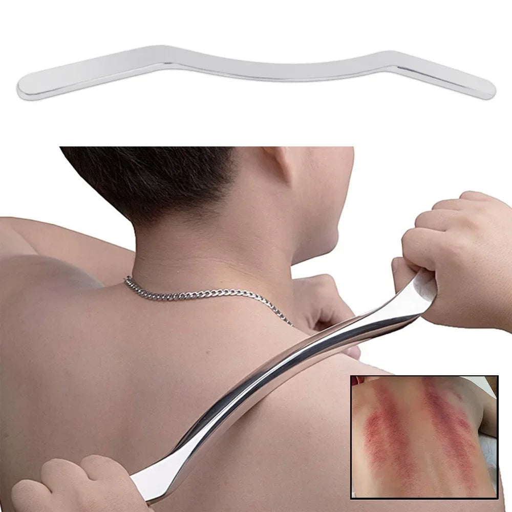 Stainless Steel Gua Sha IASTM Scraping Massage Tool – 3 Sizes Massage Scraping Tool PLUSH