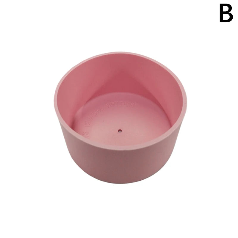 Silicone Cup Boot Bottom Cover for 40oz 30oz 20oz Tumblers Bottle Boot Sleeve PLUSH 7.5cm Light pink