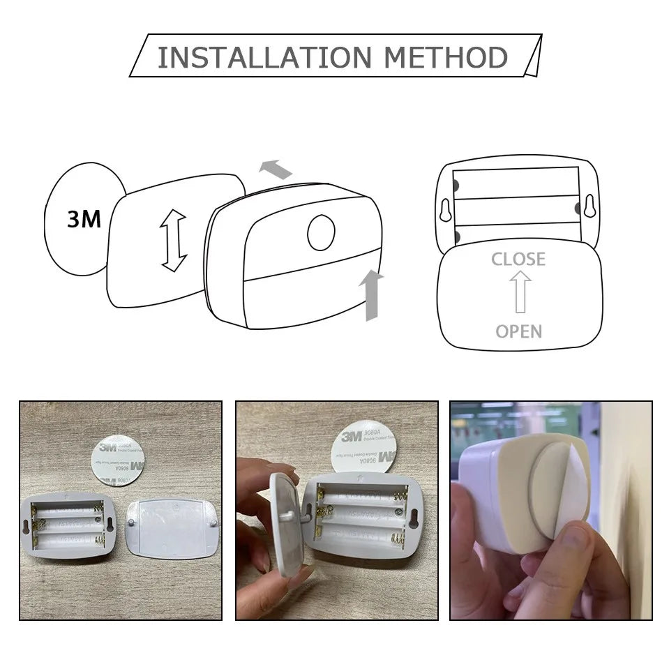Motion Sensor LED Night Light – 3 Modes, EU/US Plug LED Night Light PLUSH