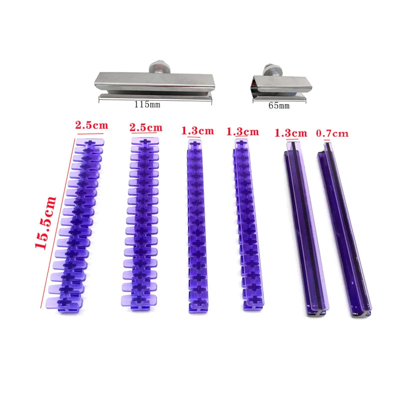 Paintless Dent Repair Adhesive Pulling Tabs Kit – 6pcs Dent Repair Tool Kit PLUSH 8 pcs
