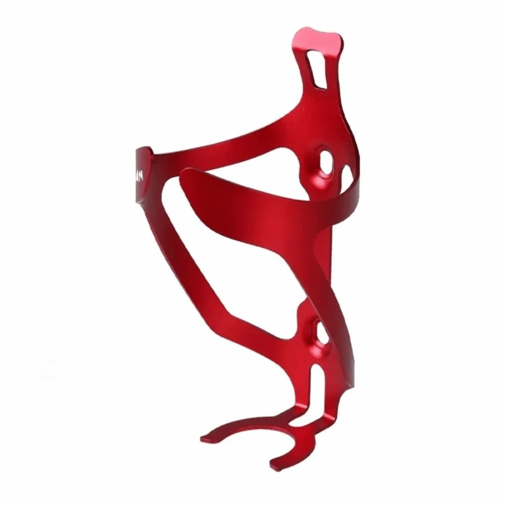 Ultralight Aluminum Bicycle Water Bottle Cage | Universal Fit Bicycle Bottle Cage PLUSH Red