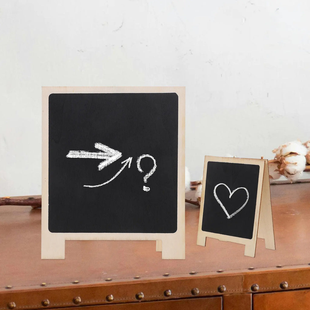 3-Pack Mini Chalkboard Signs – Erasable Desktop Blackboards Mini Chalkboard Signs PLUSH Default Title