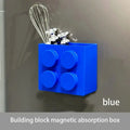 Magnetic Refrigerator Side Storage Rack – Kitchen Organizer Kitchen Storage Rack PLUSH Blue