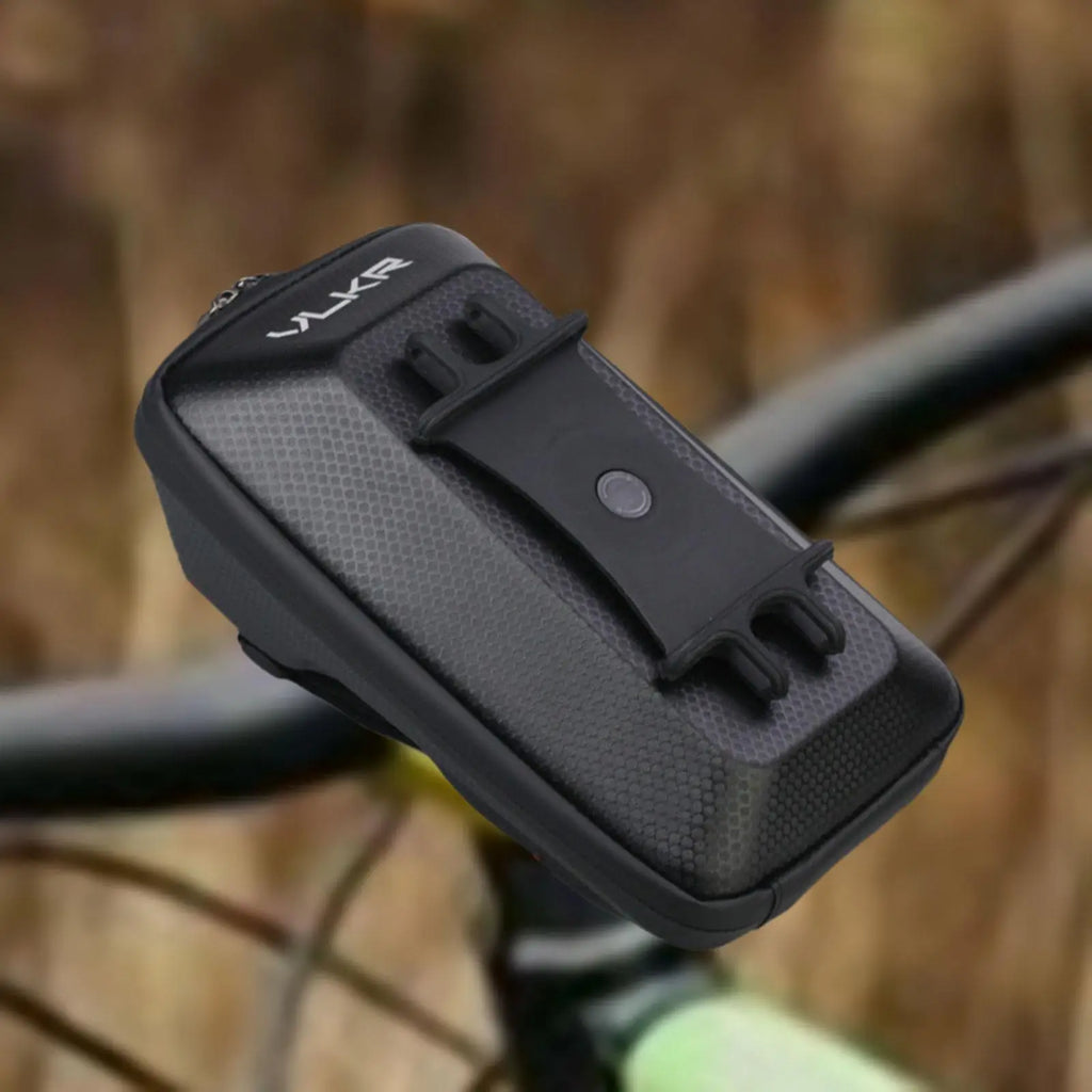 Bike Handlebar Bag – 360° Phone Mount Cycling Frame Pouch Handlebar Bike Bag PLUSH