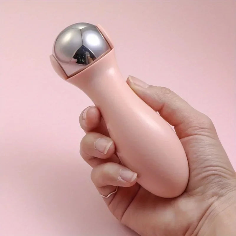 Stainless Steel Ice Globes – Hot & Cold Facial Massage Roller Facial Massage Roller PLUSH