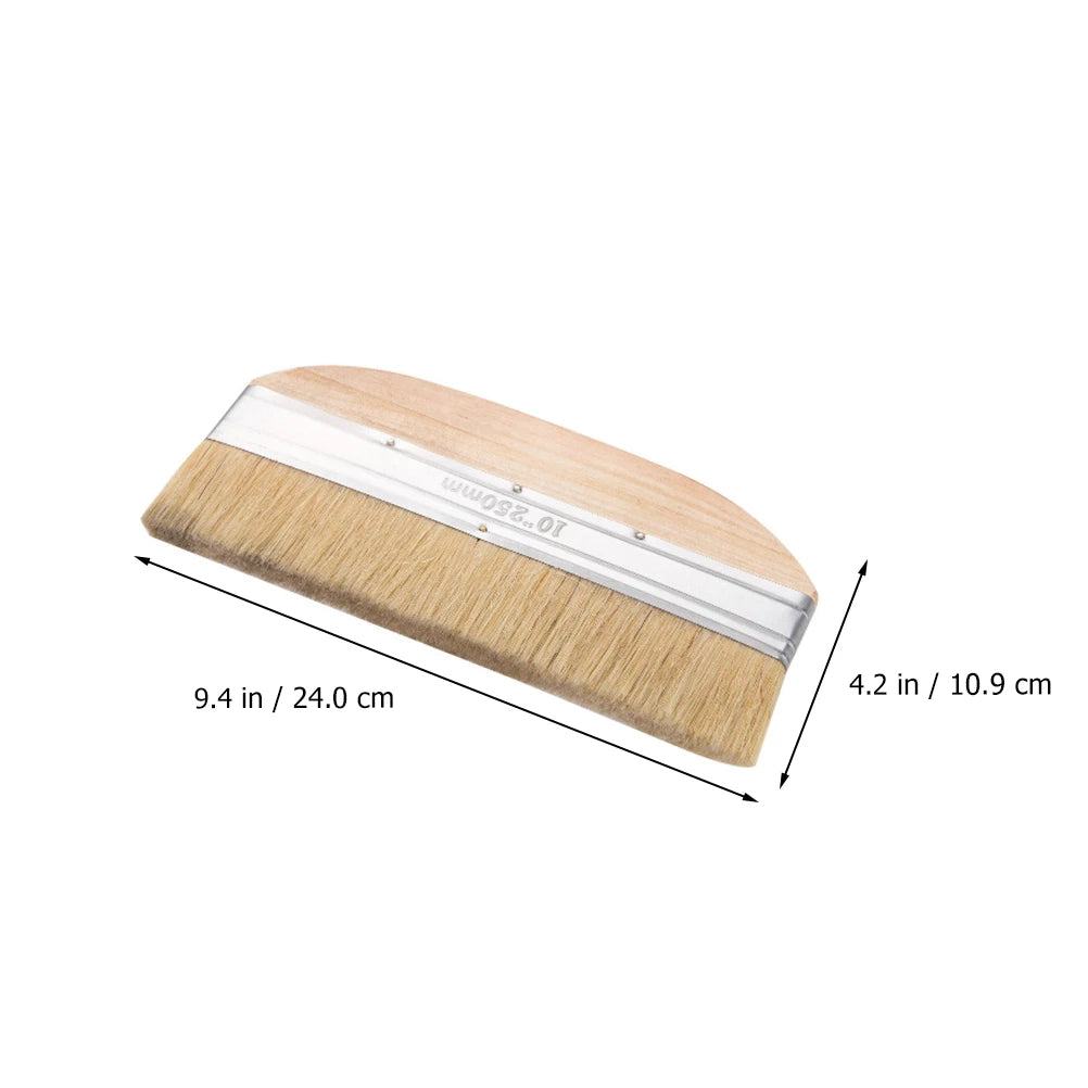 Wooden Handle Bristle Paint Brush – Multi-Purpose Cleaning Paint Brush PLUSH