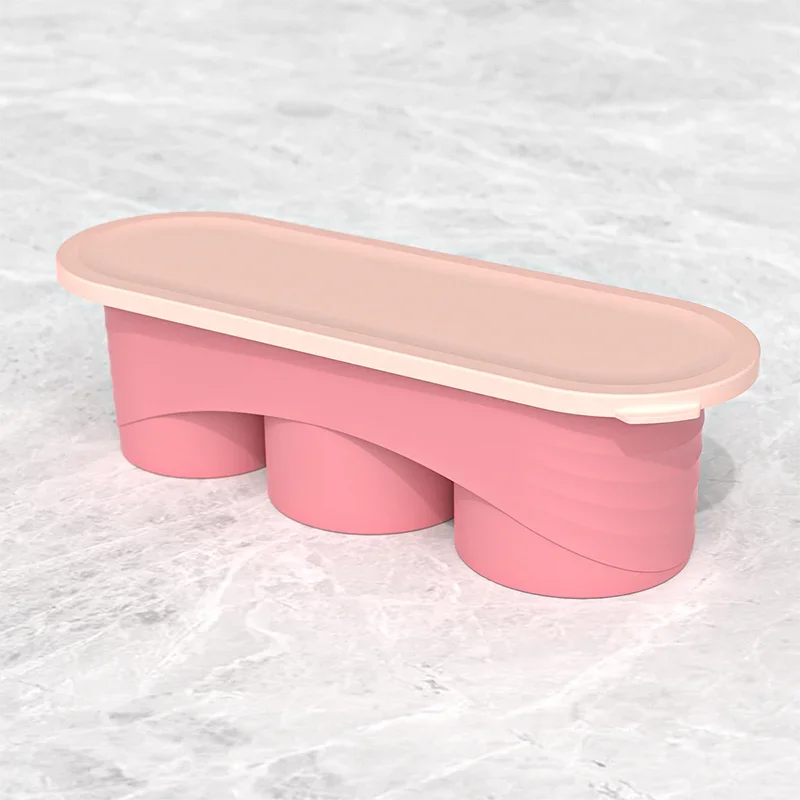 Silicone Ice Cube Tray for Stanley Tumbler – 3 Hollow Cylinders Silicone Ice Cube Tray PLUSH