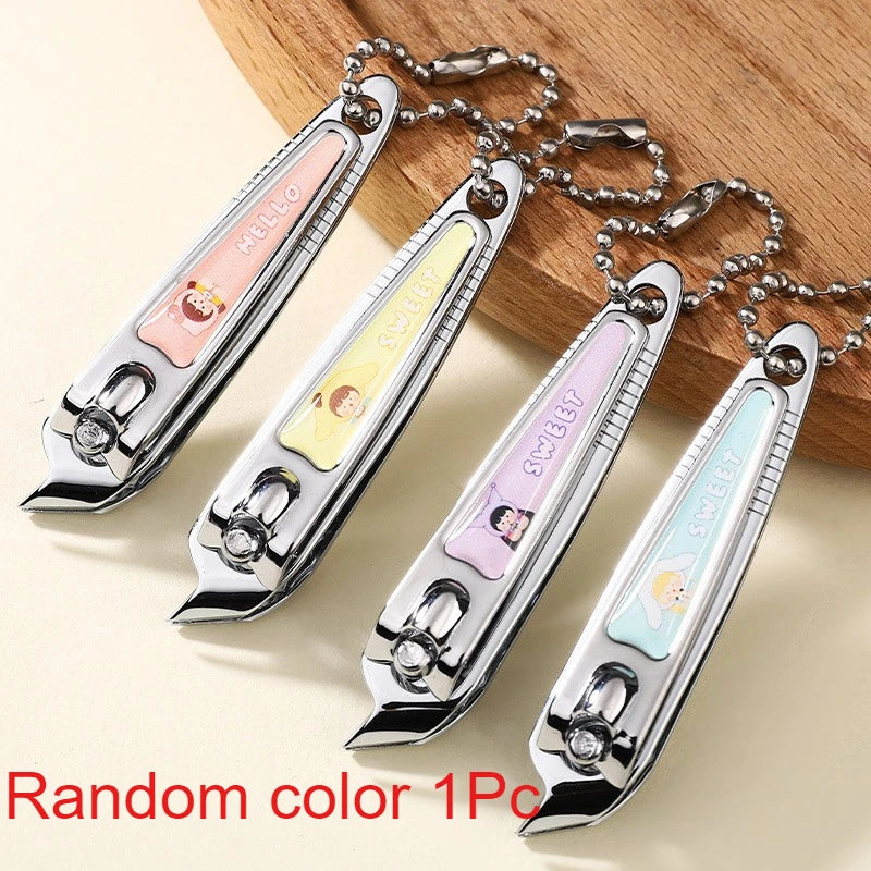 Cartoon Stainless Steel Nail Clipper – Finger & Toe Trimmer Nail Clipper PLUSH Random 1Pc