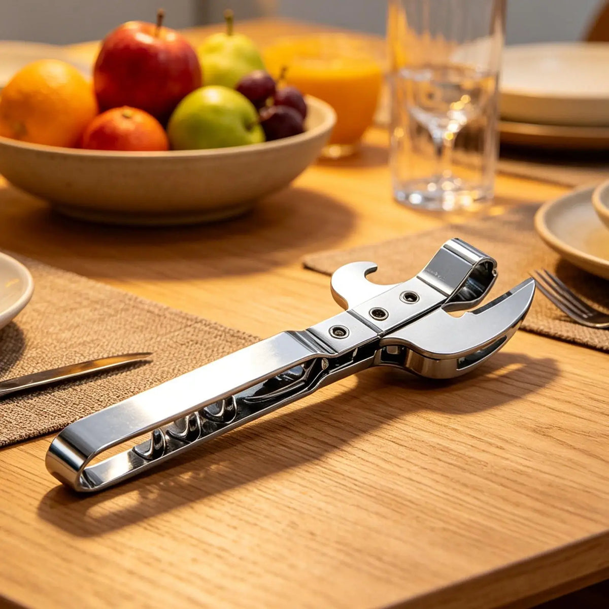 Multifunctional Stainless Steel Bottle & Can Opener – Kitchen Tool Bottle Can Opener PLUSH