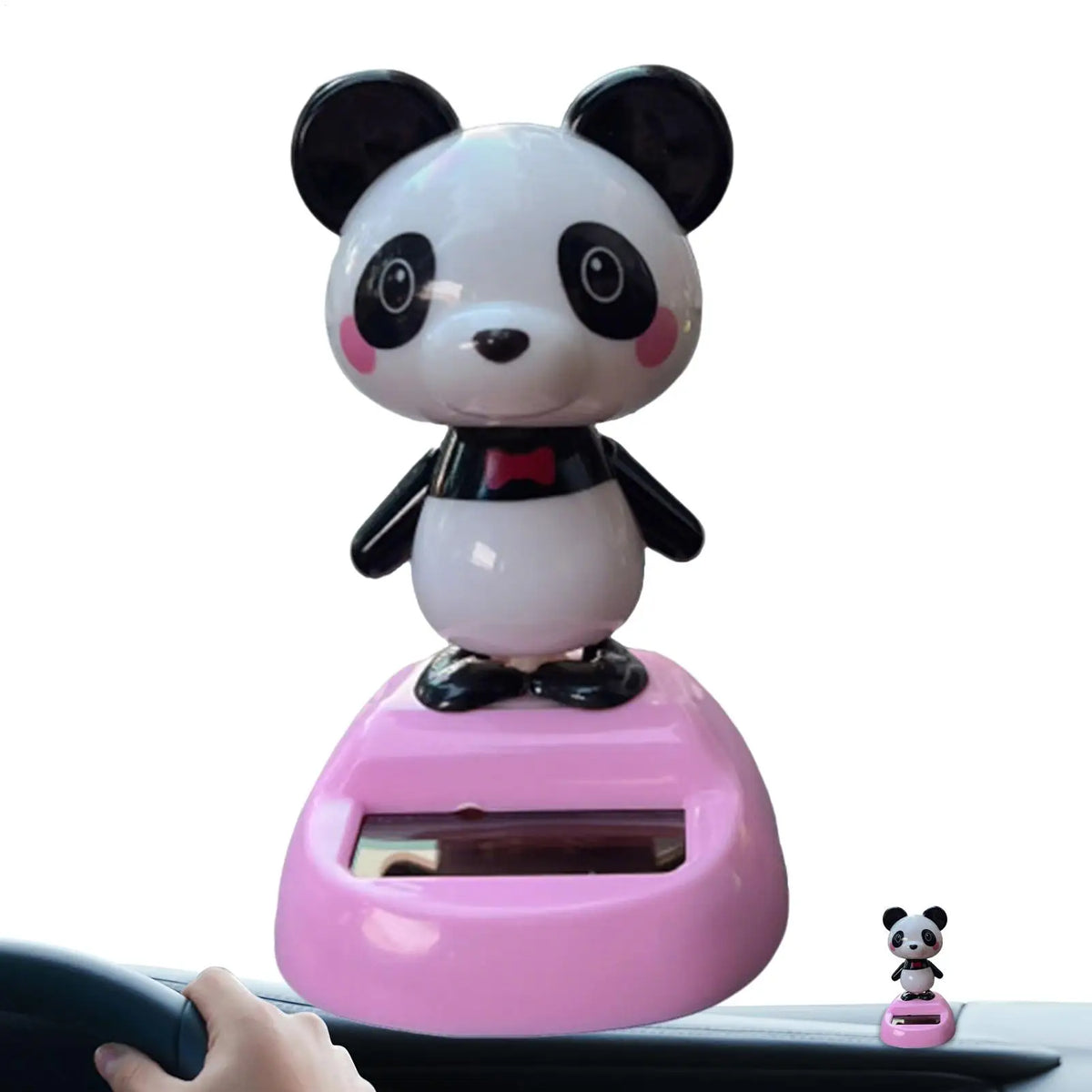 Solar Swinging Panda Car Dashboard Ornament – Cute Decoration Car Dashboard Ornament PLUSH