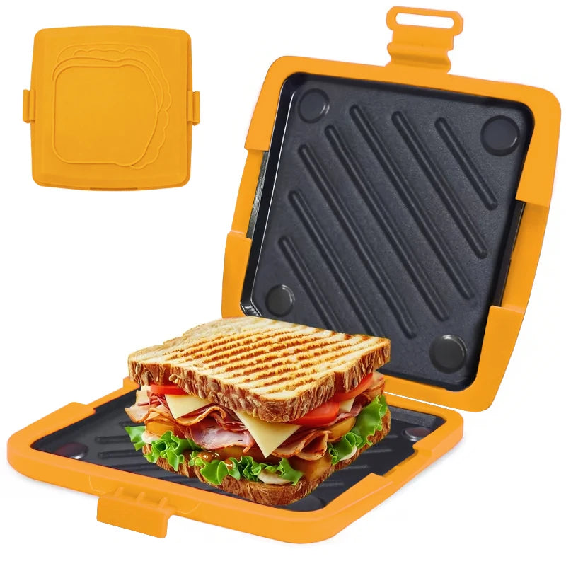 Silicone Sandwich Baking Tray – Microwave & Oven Safe Silicone Baking Tray PLUSH Orange