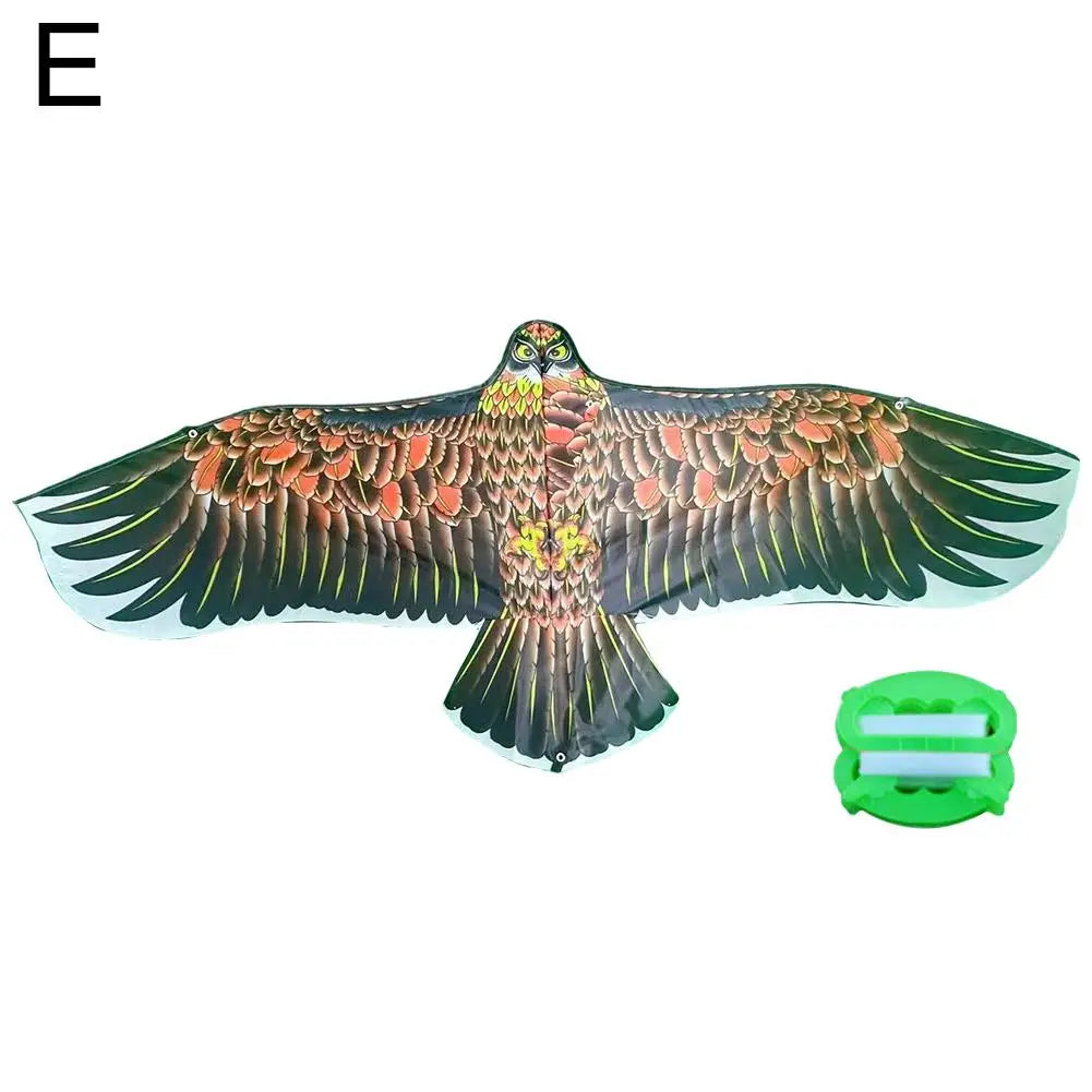 Large Eagle Kite with 30m Line – Outdoor Toy for Kids & Family Outdoor Flying Kite PLUSH D