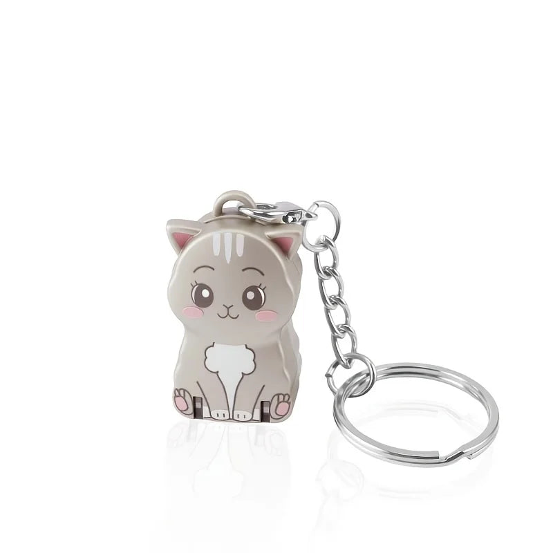 Ouriner Stainless Steel Nail Clipper with Storage | Manicure Tool Nail Clipper PLUSH Mini Cat