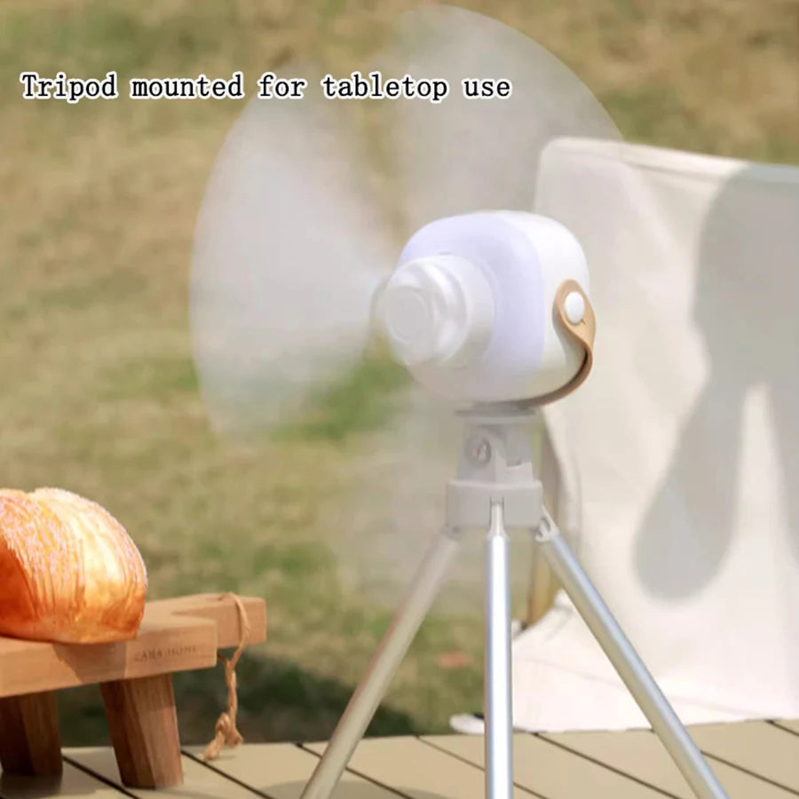 Portable Camping Ceiling Fan 7200mAh Battery & Remote Control Portable Ceiling Fan PLUSH