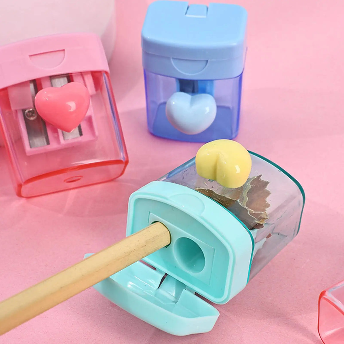 Cartoon Double Hole Pencil Sharpener for School & Art Pencil Sharpener PLUSH