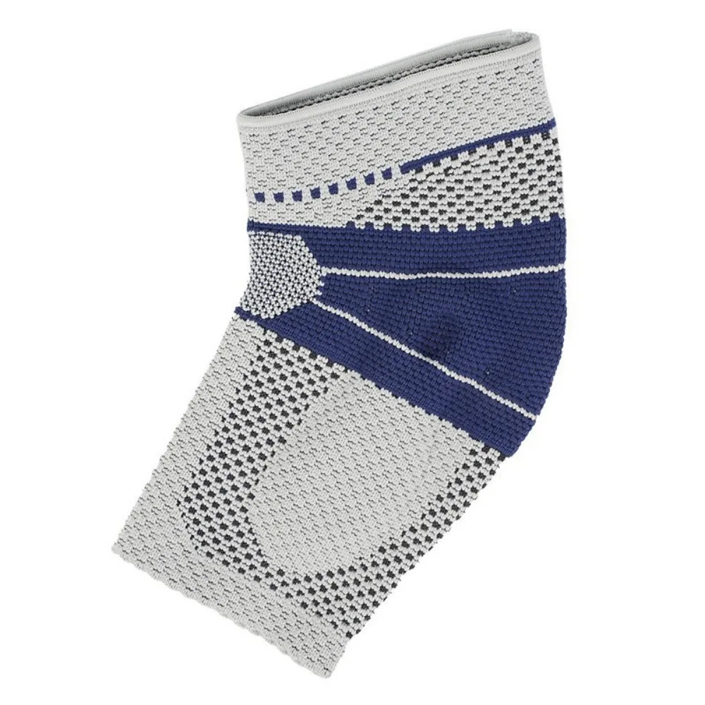 Breathable Compression Sports Elbow Pad – Knit Protector Elbow Compression Sleeve PLUSH Grey S