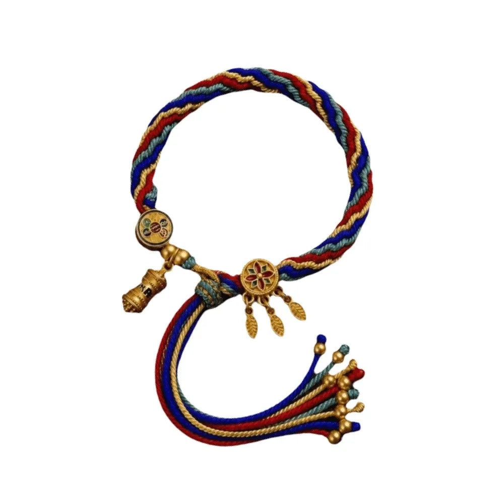 Multi-Color Adjustable Rope Bracelet – Vintage Animal Style Fashion Bracelet PLUSH Style 2