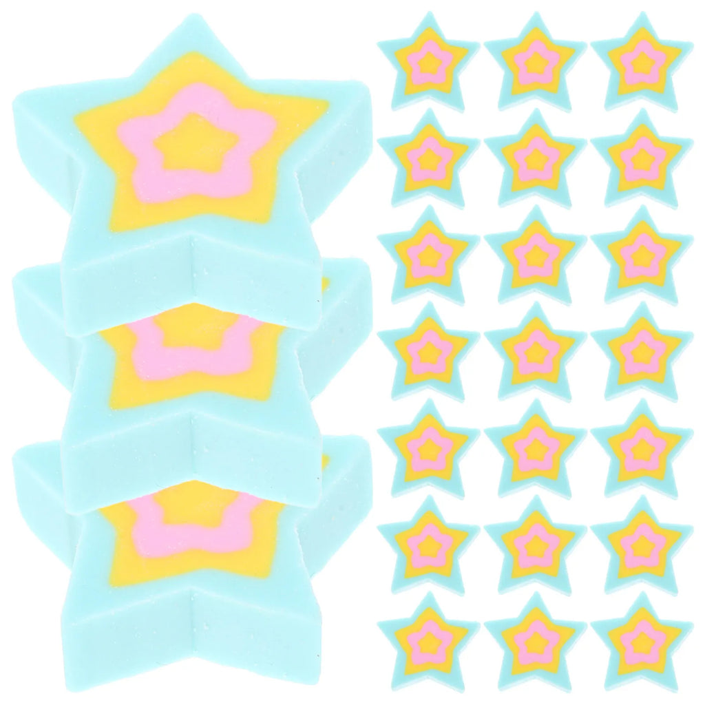 50pcs Kawaii Star Erasers – Cute Bulk School Erasers Novelty Erasers PLUSH