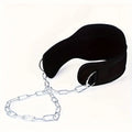 Double Layer Weighted Dip Belt – Adjustable Pull-Up Chain Belt Weighted Dip Belt PLUSH Black