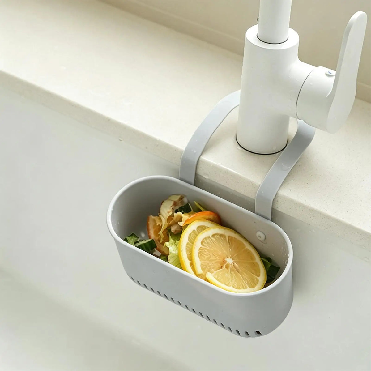 Over Faucet Sponge Holder – Sink Organizer & Drain Rack Sink Sponge Holder PLUSH