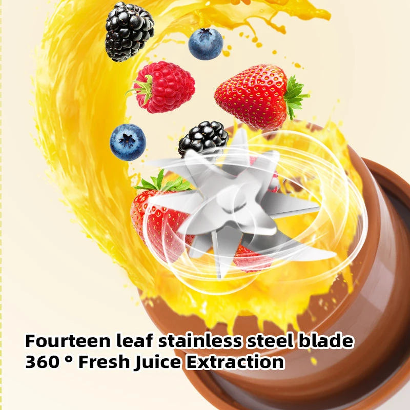 Portable Mini Blender USB Rechargeable Personal Smoothie Maker Personal Blender PLUSH