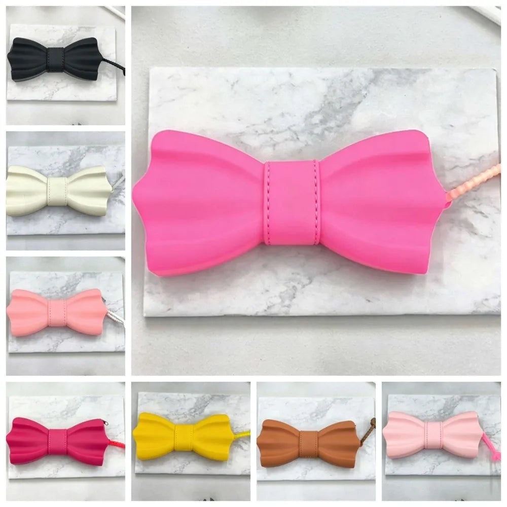 Bow-Shaped Silicone Eyeglass Case with Lanyard – Shockproof Eyeglass Case PLUSH