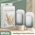 2-in-1 Hand Warmer Portable Heater | Black Pink White – PLUSH Electric Hand Warmer PLUSH WHITE