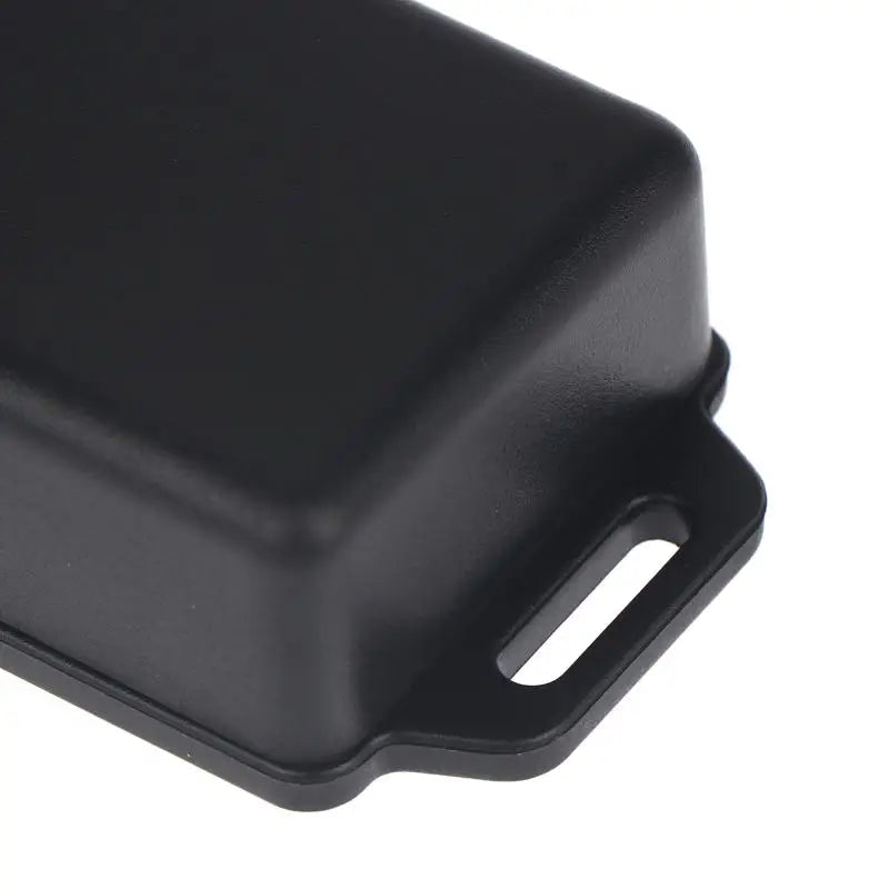 Black ABS Electronic Project Enclosure with Mounting Ears – DIY Electronic Enclosure PLUSH