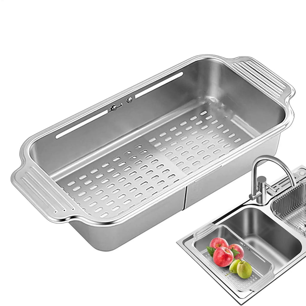 Adjustable Stainless Steel Sink Drying Rack & Dish Drainer Sink Drying Rack PLUSH