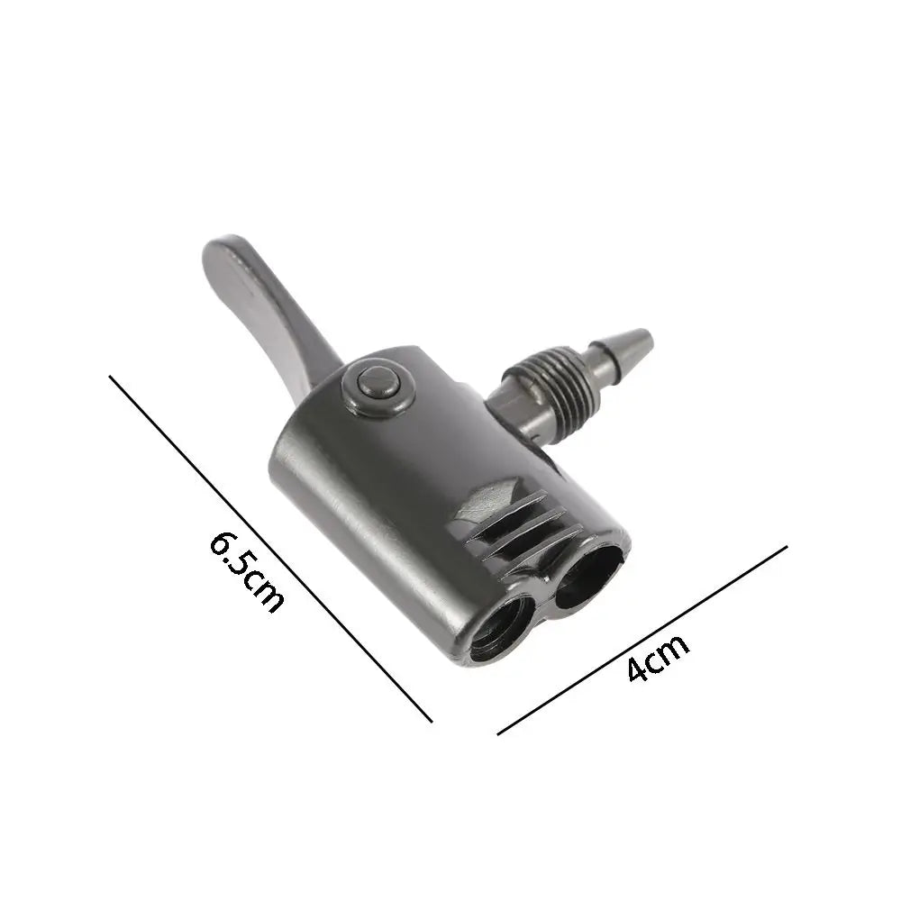 Presta & Schrader Dual Valve Bike Pump Adapter | Track Pump Head Bike Pump Adapter PLUSH