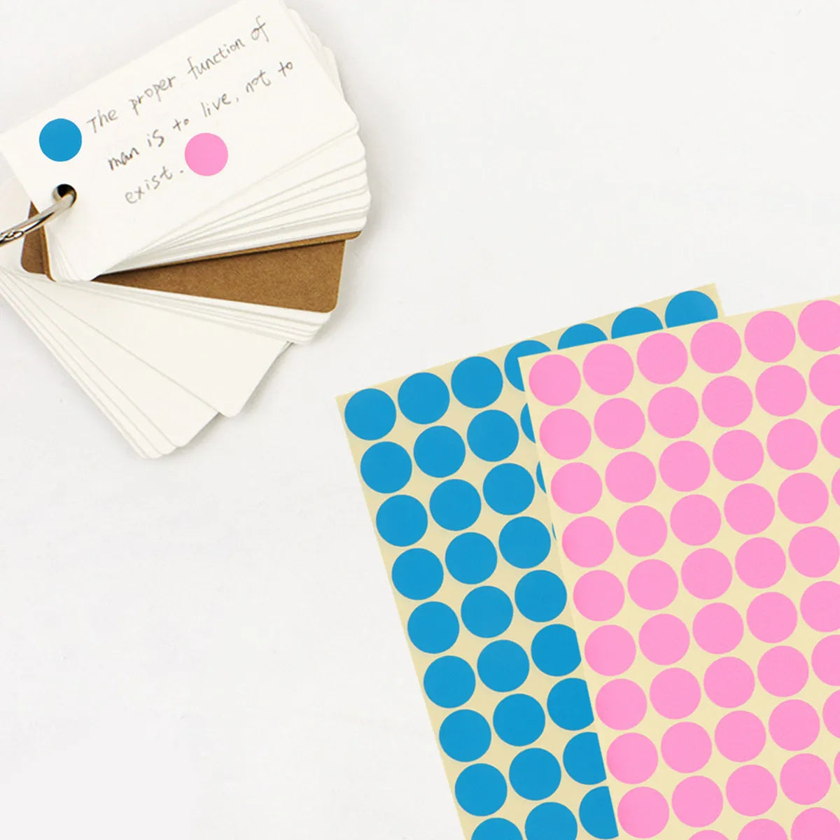 Colorful Round Dot Stickers 30 Sheets – Removable Color Labels Color Coding Stickers PLUSH